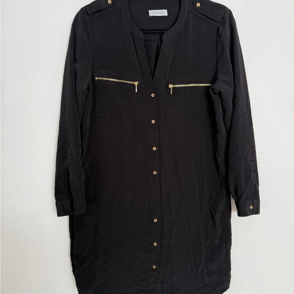 Calvin Klein Charcoal Blouse
